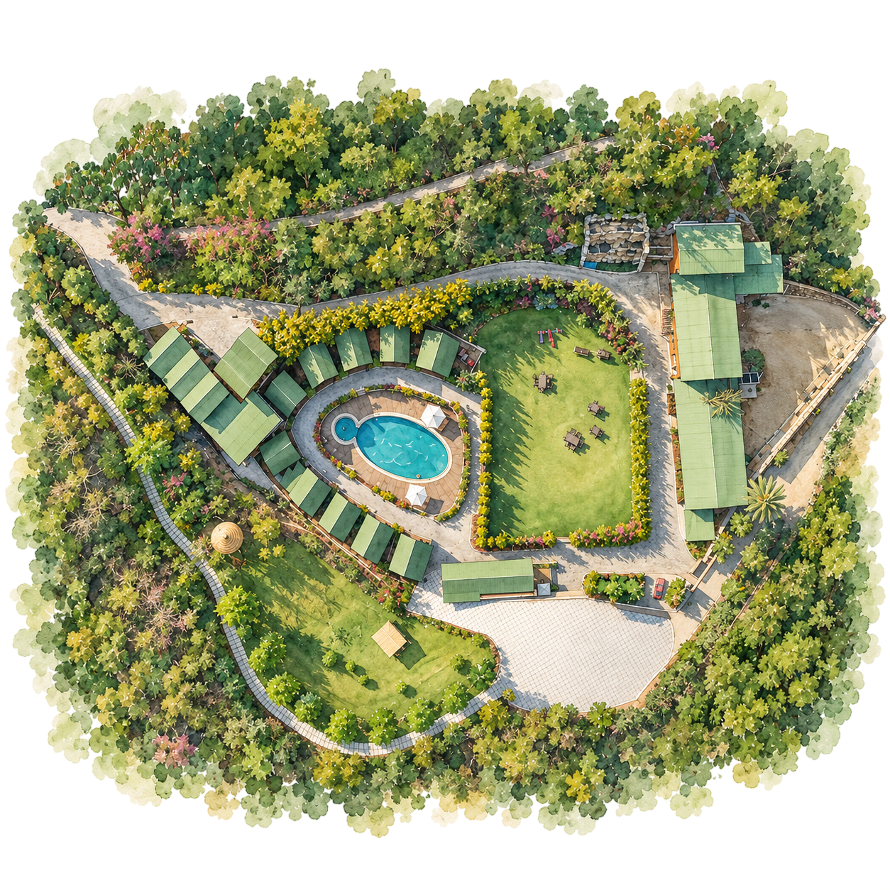 Manor and Grounds Map